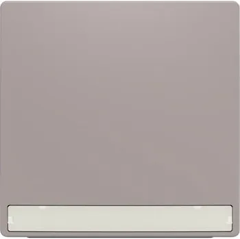 vypínač ABB Zoni Kryt spínače jednoduchý s popisovým polem greige 3559T-A00610 244