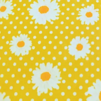 Bavlněná látka kopretiny š.140 cm EU