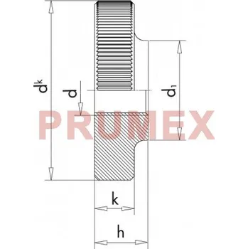 Matice Matice rýhovaná nízká DIN 467 M6 nerez A1