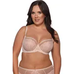 Podprsenka s krajkovým vzorem Ava 2109 Maxi Velikost: 105E, Barva: Béžová