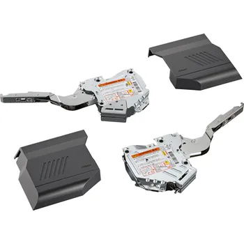 Nábytkové kování BLUM Sada zdvihacích mechanizmů Aventos HK-S střední pro TIP-ON + krytky antracit