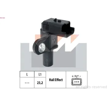 Čidlo automobilu Snímač, poloha vačkového hřídele KW 453 332