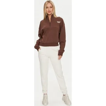 Dámská mikina Reebok Mikina Coverup 10007628 Hnědá Regular Fit M