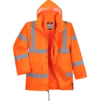 pracovní bunda PORTWEST Bunda Traffic RT63 HiVis, reflexní POR-RT63ORRL L Oranžová