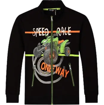 Chlapecká mikina CHLAPECKÁ MIKINA černá Kugo MT1744