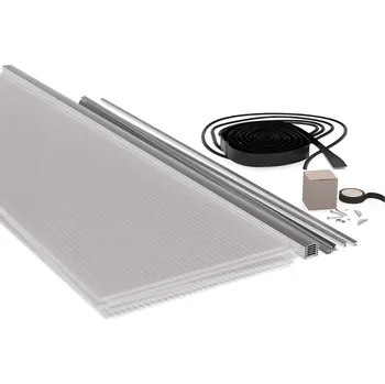 Zábradlí 16mm Čirá na kovovou konstrukci - délka 6m x šířka 4,2m Délka: 6000, Šířka: 4200