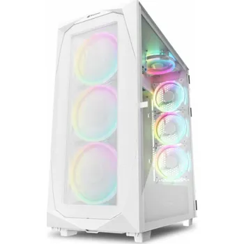Rozvaděč Sharkoon REV300 bílá, tower skříň