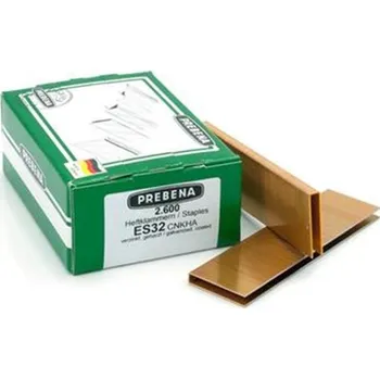 Průmyslová sponka Prebena ES-30 CNK HA - Spony do sponkovačky výška 30 mm šíře 6,0 mm, (bal. 5 200ks)
