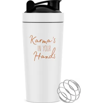 Shaker Goodie Shaker kovový bílý - 750 ml - 1 ks