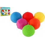 Teddies Sada míčků s texturou gumové 6cm v krabici