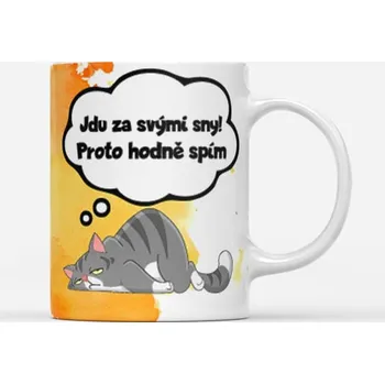 Hrnek Jdu za svými sny - Žlutá