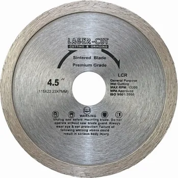 Řezný kotouč LASER CUT L00101 - Diamantový kotouč celoobvodový 115 x 22,23 x 7mm LCR