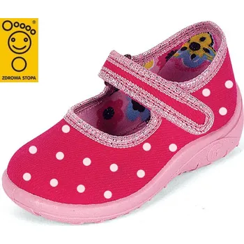 Dívčí bačkory NAZO PPHU Domácí obuv, papučky-přezůvky 009EA Velikost: 18