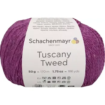 Příze Schachenmayr Tuscany Tweed 37 Orchidej (Přírodní směsová příze Tuscany Tweed Orchidee)