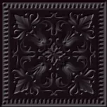 Paradyz Obklad Classy Chic Nero, dekor "C", 198 × 198 mm, matný SS--198X198-1-CLAS.NEC