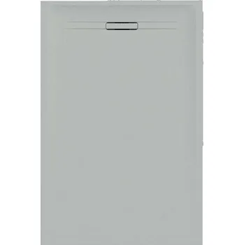 Sprchová vanička Geberit Sestra obdélníková sprchová vanička 160x80 cm, břidlicová struktura, šedá (550.268.00.2)