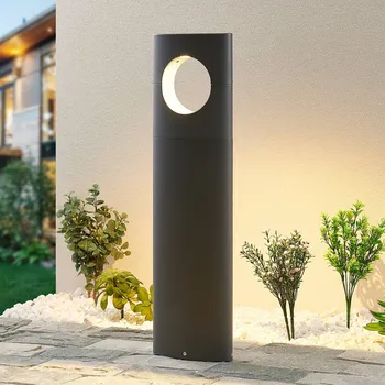 Venkovní osvětlení Světlo Lucande Forama LED na cestu, tmavě šedé tmavě šedá LED 12 W celkem - Doprava zdarma