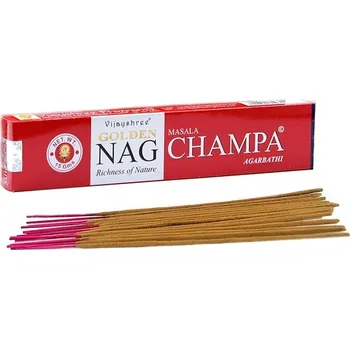 Čajovna Vykuřovadla Vijayshree GOLDEN NAG CHAMPA MASALA vonné tyčinky
