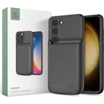 Powerbanka Pouzdro s powerbankou 4800mAh Tech-Protect PowerCase pro Samsung Galaxy S23 Plus (Pouzdro Tech-Protect PowerCase pro Samsung Galaxy S23+ s power bankou 4800mAh – černé)