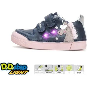 Dětská sportovní obuv D.D.step dívčí obuv S068-42893M Barva: modrá, Velikost: 25