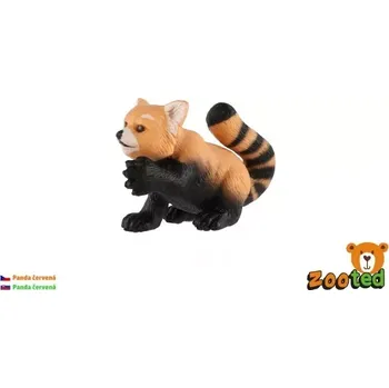 Figurka ZOOted Panda červená zooted plast 5cm