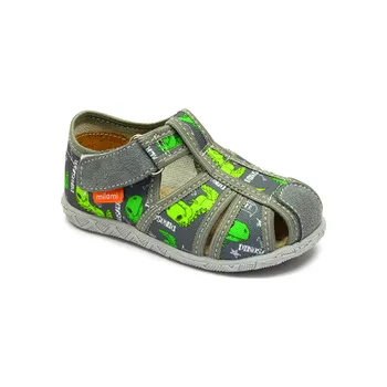 Chlapecké bačkory Dětské bačkůrky Milami 115-4Dino Grey 20