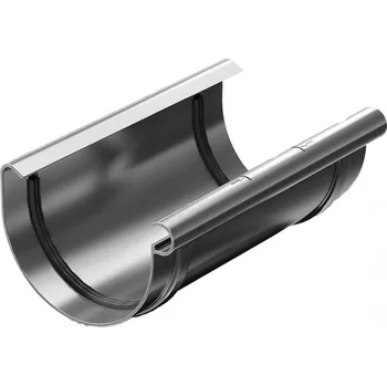 okap Plastová spojka žlabu Gutta Aqua 125 mm Varianta: Aqua spojka PVC žlabu - 125 mm - antracit