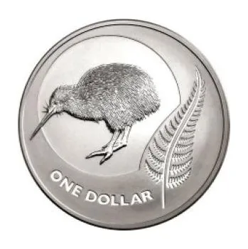 1 unce stříbrná mince Nový Zéland Kiwi 2009 in Blisterkarte