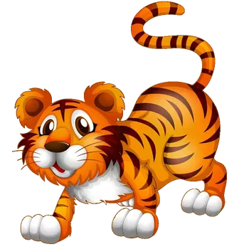 Nášivka Nažehlovačka dětská TYGR (digitální nažehlovačka s dětským obrázkem)