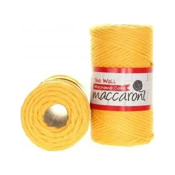 Příze Maccaroni The Wall 3mm - 408L žlutá