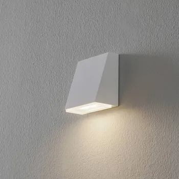 Lampička BEGA 78047 Nástěnné svítidlo lichoběžníkové 3000K 9cm bílé 255lm bílá LED 2,7 W celkem - Doprava zdarma