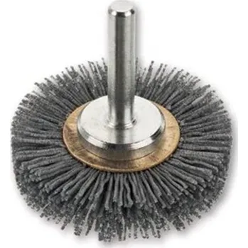 Drátěný kartáč Osborn 9906011447 - Kartáč drátěný kotoučový pr. 38 mm, šíře 10 mm, brusné vlákno Novofil NH-S hrubost 180, stopka 6 mm