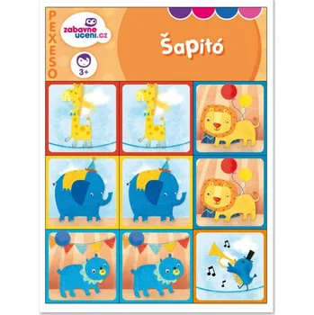 Pexeso Pexeso, ŠAPITÓ, 10 párů, 297x222 mm / 1 kus