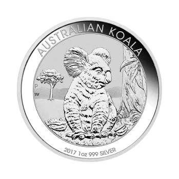 1 unce stříbrná mince Austrálie Koala 2017
