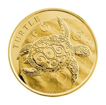 1/4 unce zlatá mince Niue želva 2015