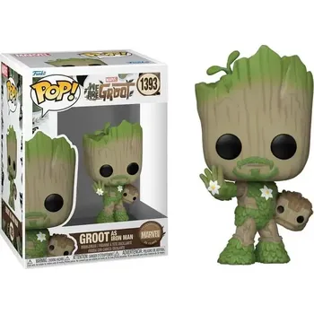 Figurka Funko Pop! 1393 We are Groot Groot as Iron Man