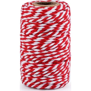 Šňůra na prádlo Bavlněná šňůra Ø2 mm Varianta: 1 červená, Balení: 1 ks