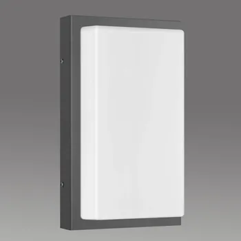 Venkovní osvětlení LCD Nástěnné světlo Babett E27 bez senzoru grafit grafit, opálová 1 x 75 W - Doprava zdarma