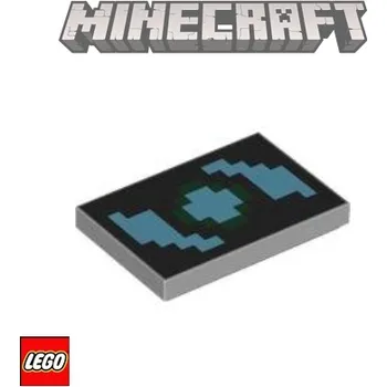 Stavebnice LEGO LEGO® Potištěné dílky LEGO Štít / Minecraft 2x3 Potištěná Dlaždice / 6468461 26603pb374