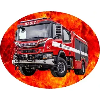 Nášivka Nažehlovačka HASIČI SCANIA NEW (digitální nažehlovačka )