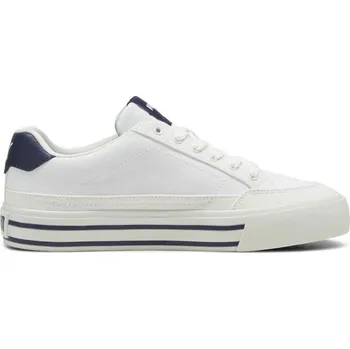 Pánská obuv Pánské tenisky Puma COURT CLASSIC VULC FS 7 Bílá, Tmavě modrá