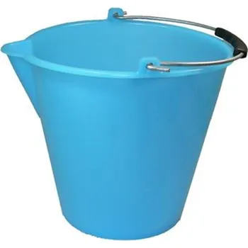 kbelík Stefanplast - Polyethylenový kbelík, vědro s výlevkou, obsah 9 litrů, barva modrá