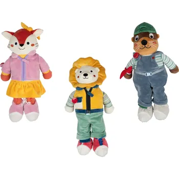 Dřevěná hračka Playtive Vzdělávací plyšové zvířátko