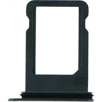 Šuplík na SIM kartu s vodotěsným gumovým kroužkem pro iPhone X ORI - Černý