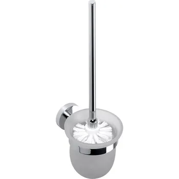 WC štětka WC štetka, miska sklo, 95×360×140 mm - Černá (KDBE104113010) HOPA