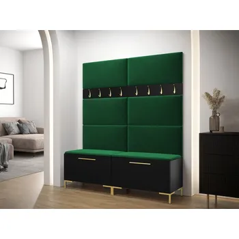 Předsíňová stěna Mirjan_zondo Předsíňová sestava Frisala II (černá + Manila 35)