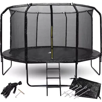 Trampolína Zahradní trampolína SkyFlyer 426 cm s ochrannou sítí a žebříkem