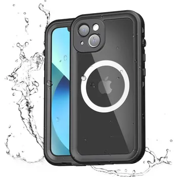 Pouzdro na mobilní telefon Vodotěsné pouzdro s MagSafe pro iPhone 14 Pro Max - černé