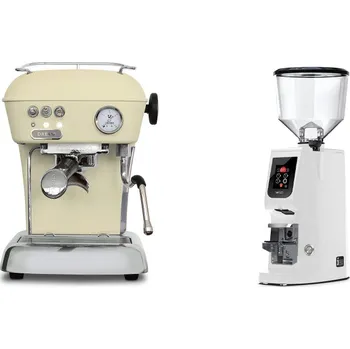 Kávovar Ascaso Dream ONE, Sweet Cream + Eureka Atom W 65, white