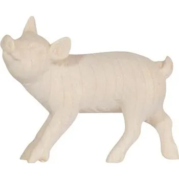 Vánoční dekorace Ornatis Selátko Provedení: Přírodní bez malování, Velikost stojících figur dospělých postav: 9,5 cm